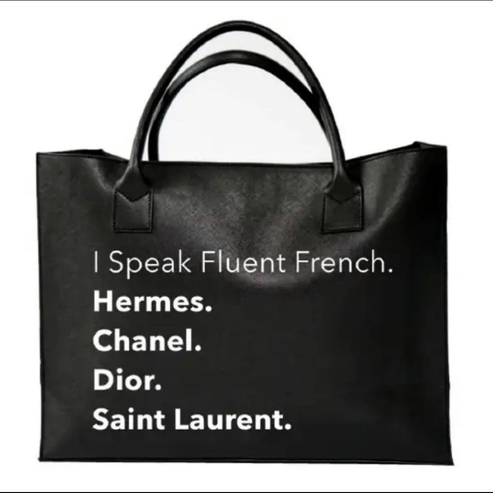 Designer Name Tote